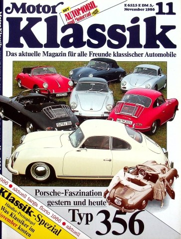 Deckblatt Motor Klassik (11/1986)